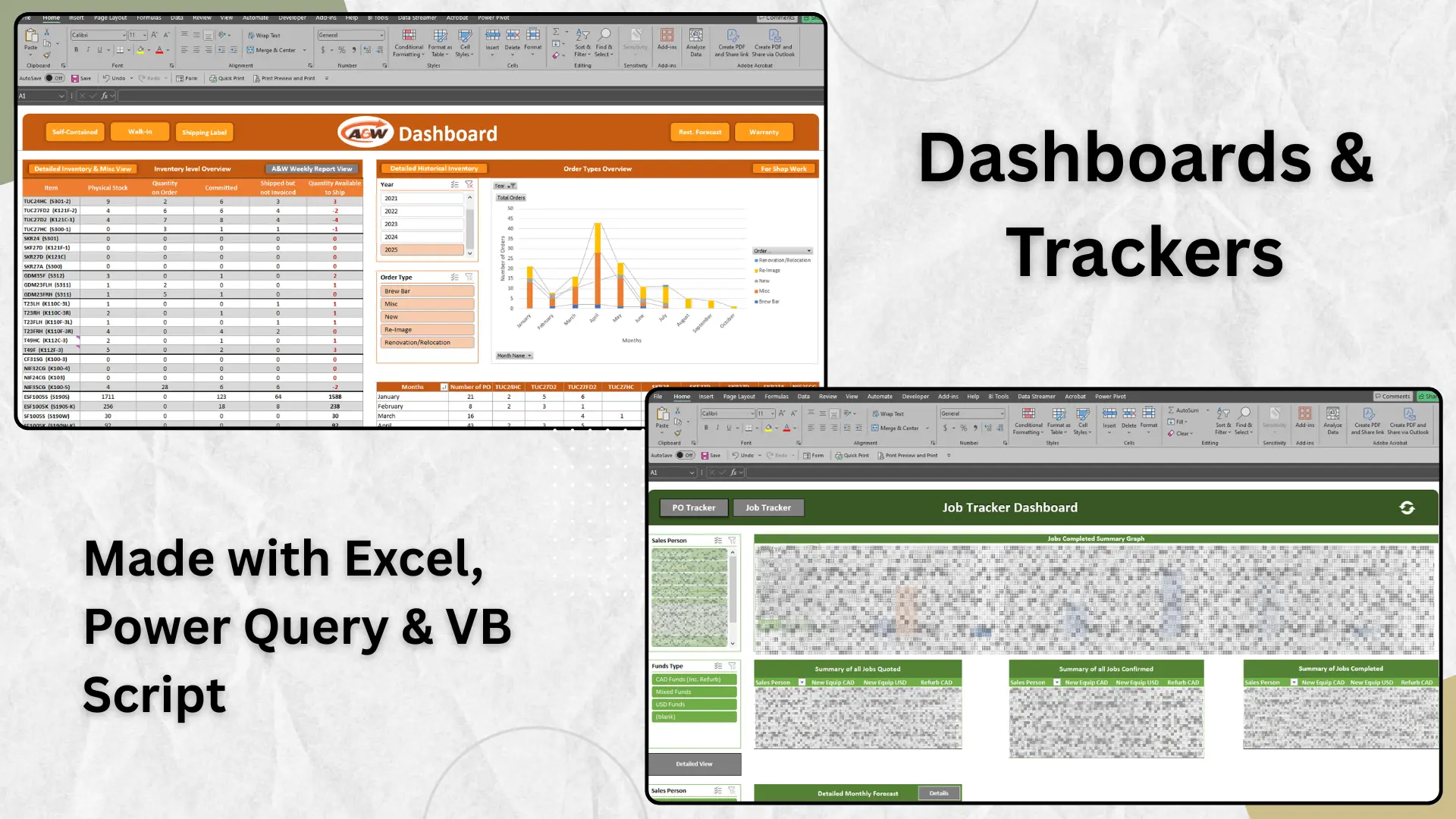 Dashboards & Trackers Demo Image