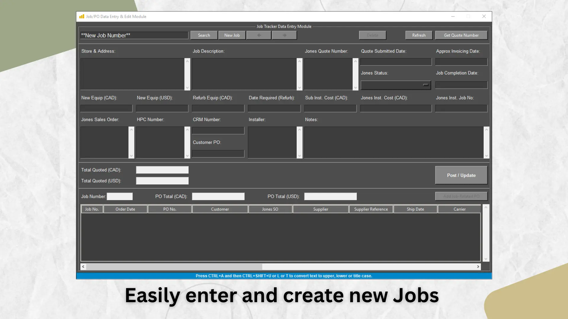 Sales Tracker Demo Image