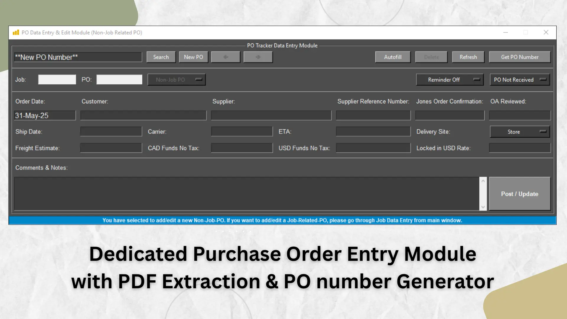 Sales Tracker Demo Image
